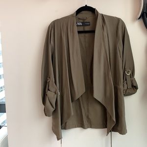 Zara green light jacket